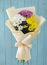 Букет школьные годы в Первомайской Букет цветов из:  Хризантемы в Первомайской