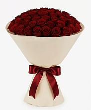 101 Бордовая роза Блэк Бакарра в Первомайской Букет 101 Бордовая роза Блэк Бакарра в Первомайской