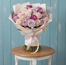 Букет цветов из:  Розы в Первомайской