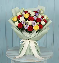 Букет Модная красотка в Первомайской Букет цветов из:  Розы в Первомайской
