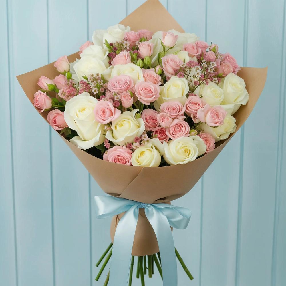 Букет романтичный подарок в Первомайской Букет цветов из: Розы в Первомайской