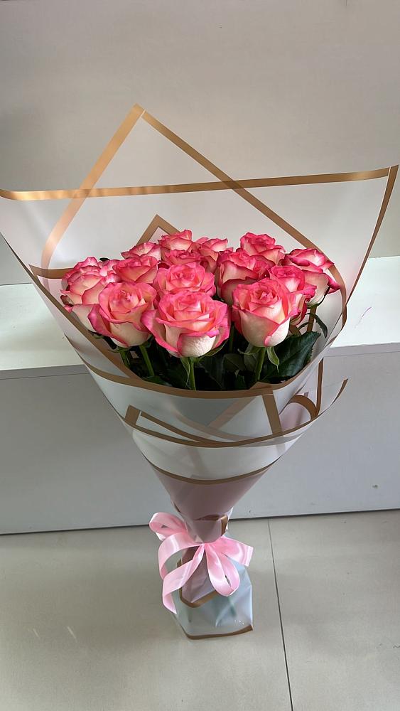 Розовые розы Сеньорита в Первомайской Букет Розовые розы Сеньорита в Первомайской