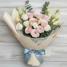 Букет шампанское в Первомайской Букет цветов из:  Лизиантусы в Первомайской