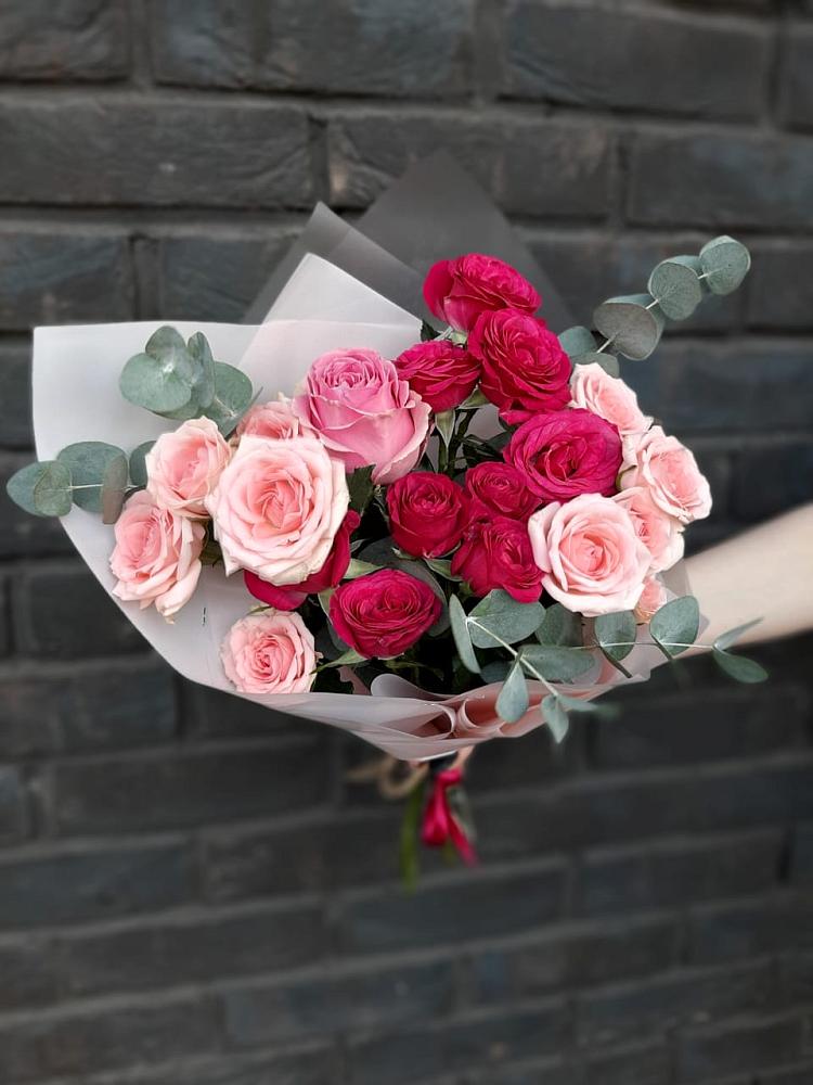 Букет роз Чудесное настроение в Первомайской Букет Чудесное настроение в Первомайской