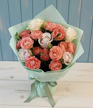 Букет влюбленный романтик в Первомайской Букет цветов из:  Розы в Первомайской
