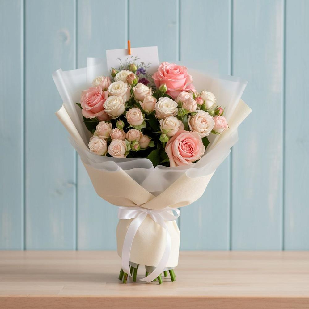 Букет голос любви в Первомайской Букет цветов из: Розы в Первомайской