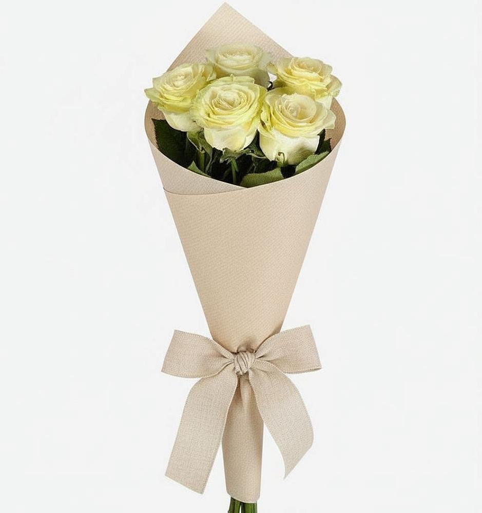 Букет белые крылья в Первомайской Букет цветов из: Розы в Первомайской