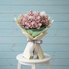 Букет 11 орхидей в Первомайской Букет цветов из:  Орхидеи и Розы в Первомайской