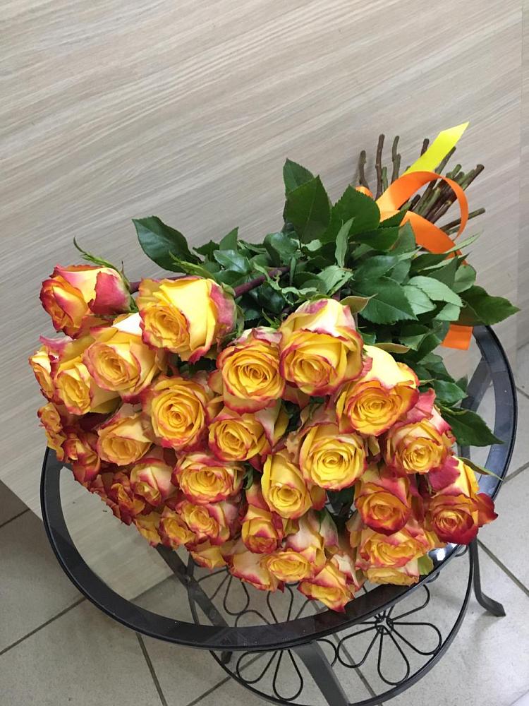 Желтые розы  в Первомайской Букет Желтые розы в Первомайской