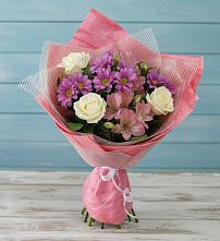 Букет комплимент в Первомайской Букет цветов из:  Герберы в Первомайской