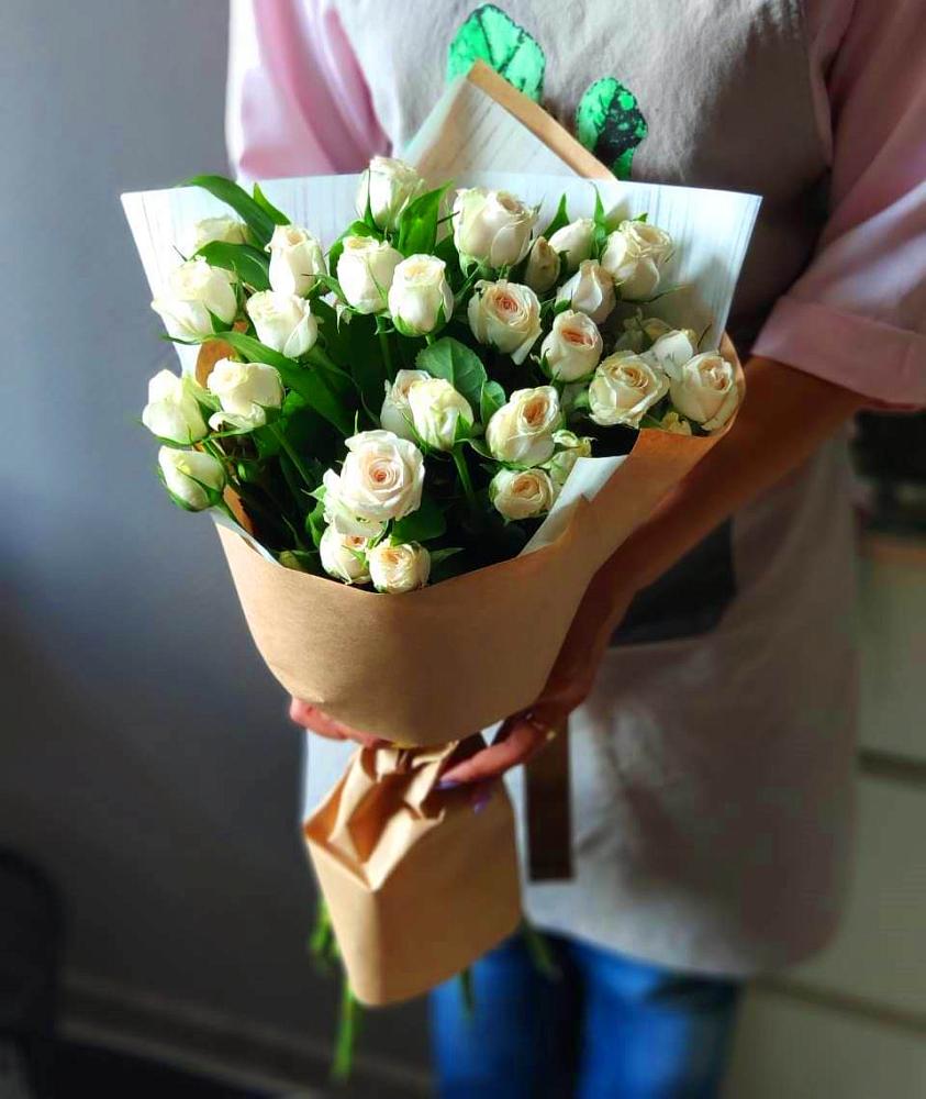 Букет хорошее настроение в Первомайской Букет цветов из: Розы в Первомайской