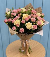 Букет варенье из роз в Первомайской Букет цветов из:  Розы в Первомайской