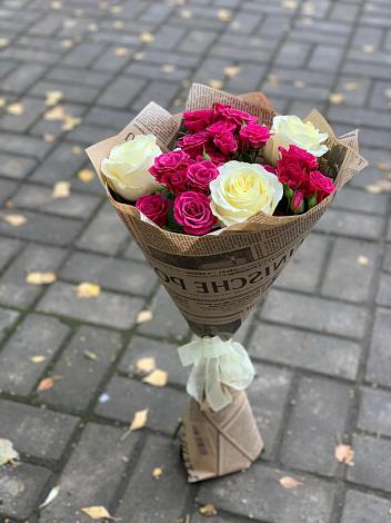 Букет цветов из: Розы в Первомайской