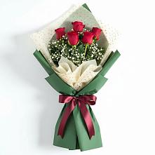 Букет рубиновое очарование в Первомайской Букет цветов из:  Розы в Первомайской