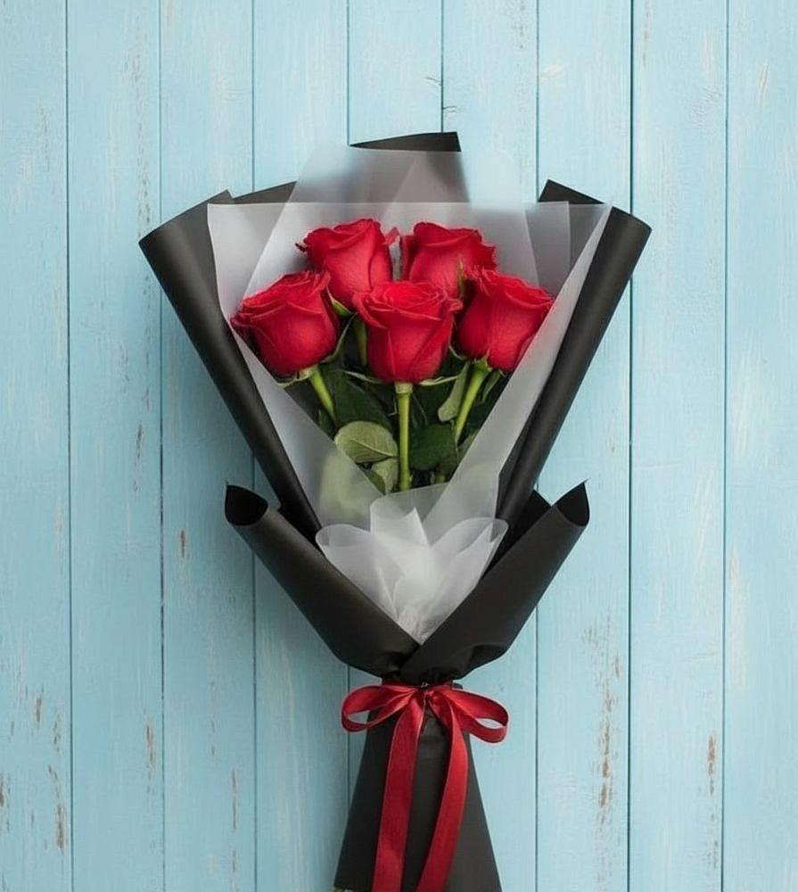 Букет в ритме города в Первомайской Букет цветов из: Розы в Первомайской