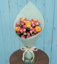 Букет Отличное настроение в Первомайской Букет цветов из:  Розы в Первомайской